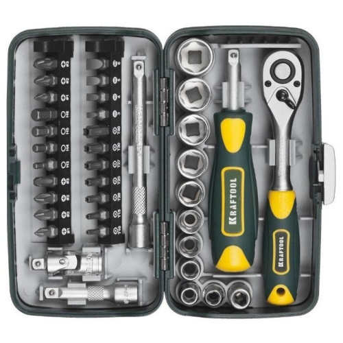Набор инструментов Kraftool 27970-H38 38 предметов (жесткий кейс)