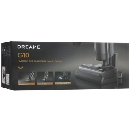Вертикальный пылесос моющий Dreame G10  черный