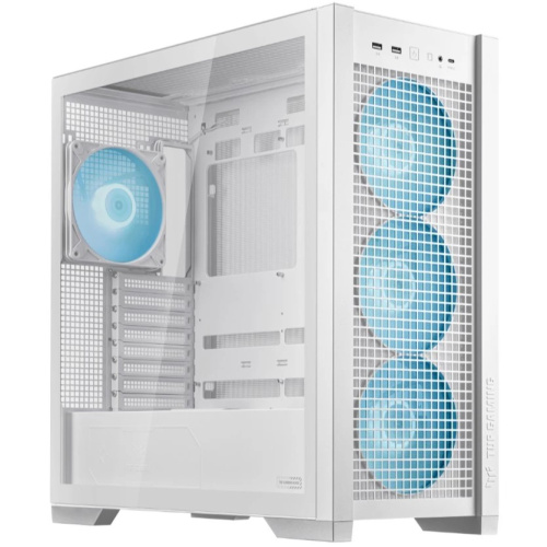 Корпус ASUS Tuf Gaming GT302 TG ARGB White (90DC00I3-B19000) GT302/ARGB Fans/WHT