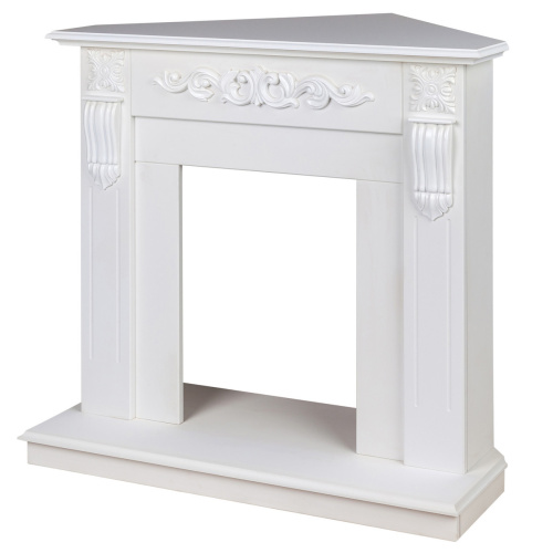 Портал для электрокамина Dominica STD WT угловой