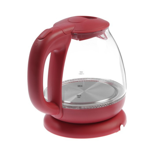 Чайник Energy E-296 стекло красный