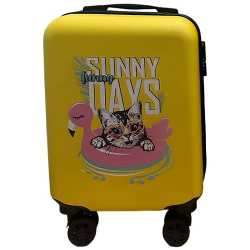 Чемодан для детей LATS 677 Кот желтый