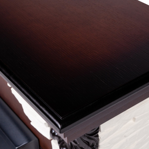 Электрокамин RealFlame Dublin Lux AO античный дуб с очагом Majestic Lux Brass