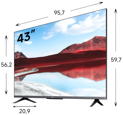 43" Телевизор Xiaomi QLED TV A PRO 43 2025 L43MA-SRU черный