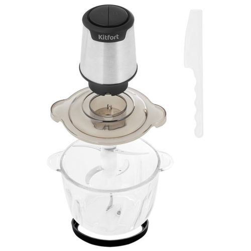 Измельчитель Kitfort КТ-3012 серебристый