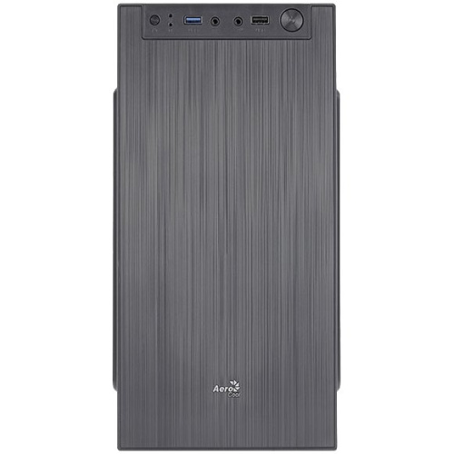 Корпус Aerocool Cs-108-S-BK-v1 (mATX, без БП, USB3.0 x1, USB2.0 x1, 8cm black fan x1)