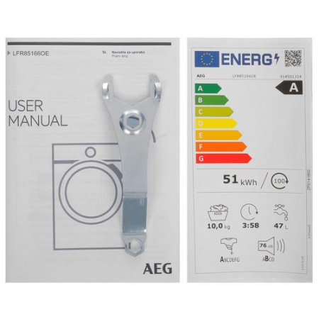 Стиральная машина AEG LFR85166OE белый