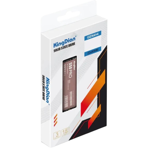 SSD KingDian G48 550Pro (G48 550Pro NVME M.2-1TB) 1Tb, M.2 2280, PCI-E 4.0 x4, 5050/4600MBs, NVMe, 600TBW