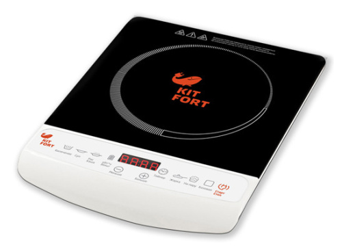 Плита Kitfort КТ-101 белый/черный