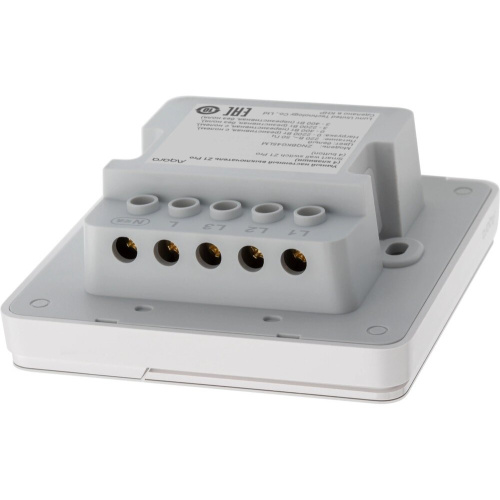 Умный выключатель Aqara Z1 Pro ZNQBKG42LM (ZNQBKG42LM-WH) 1-нокл. белый
