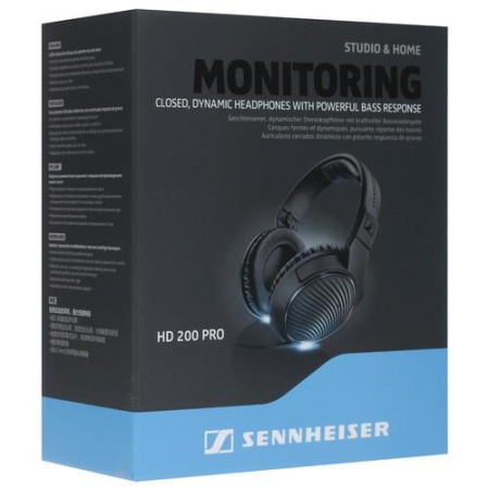 Проводные наушники Sennheiser HD 200 PRO черный