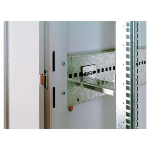 Шкаф коммутационный ЦМО ШТК-М-42.8.10-1ААА серый 42U 800x1020мм пер.дв.стекл задн.дв.стал.лист 2 бок.пан. направл.под закл.гайки 500кг