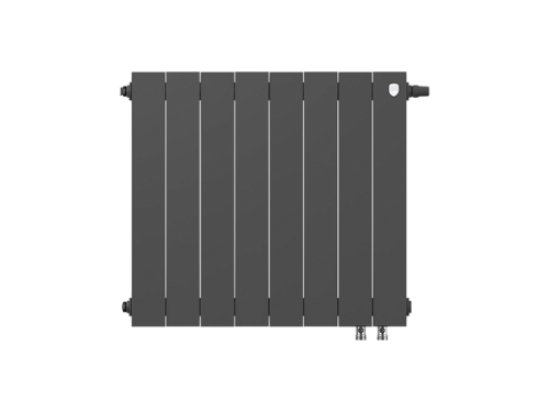 Биметаллический радиатор отопления  Royal Thermo Pianoforte 500 Vdr80 8 Секций Noir Sable