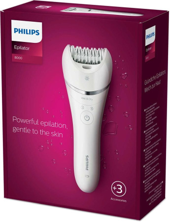Эпилятор PHILIPS BRE700/00 белый