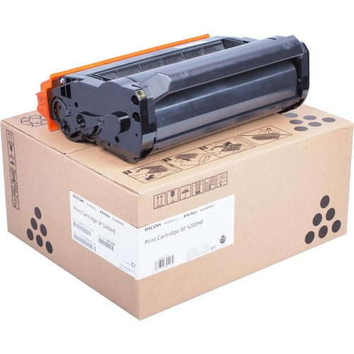 Тонер-картридж Ricoh SP 5200HE (821229/406685) черный для Aficio SP 5200S/5210SF/5210SR/ SP 5200DN/5210DN 25000 отпечатков