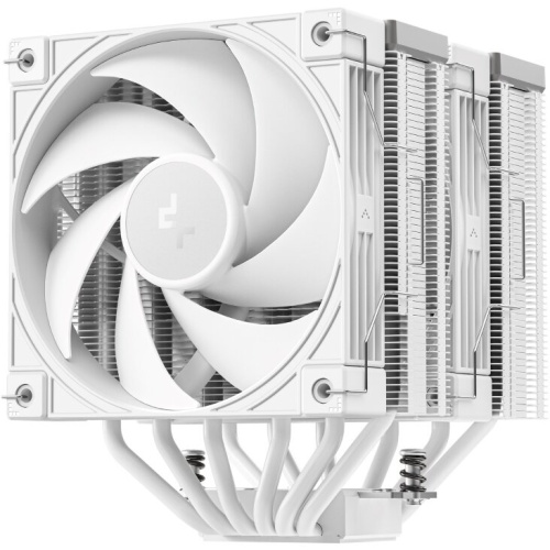 Кулер DEEPCOOL AK620 G2 WH LGA1851/1700/1200/115X/AM5/AM4 (TDP 260W, PWM, Dual Fan 120mm, 6 тепл. трубок, Copper Base, Wood-grain top cover)