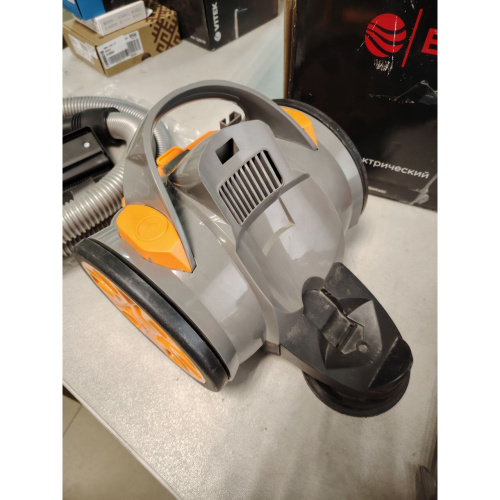 УЦ Пылесос ESPERANZA VC-C201 оранжевый (плохая упаковка, б/у, нет документации, ремонт мотора)