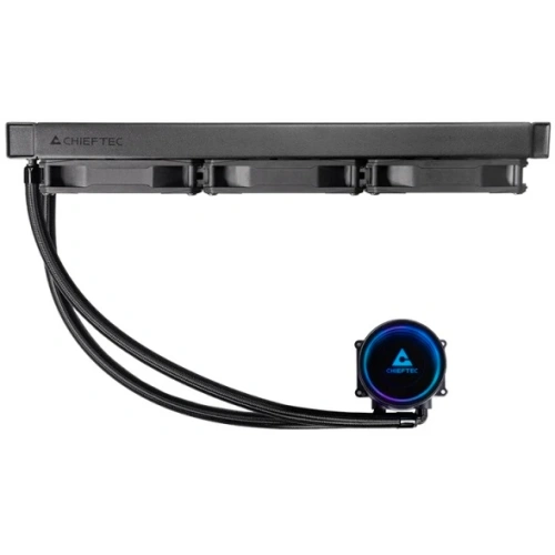 СВО Chieftec Iceberg 360 Dark CLC-360-BLK LGA1700/1200/115X/AM5/AM4 (TDP 350W, ARGB Pump, PWM, Triple Fan 120mm)