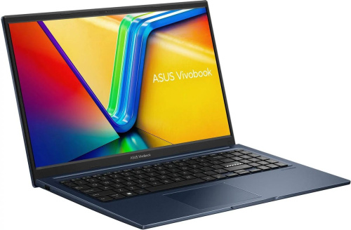 Ноутбук ASUS Vivobook 15 X1504VA-BQ590 15.6", IPS, Intel Core 5 120U 1.4ГГц, 10-ядерный, 16ГБ 512ГБ SSD, Intel Graphics, Windows 11 Professional, синий [90nb13y1-m00x70-Win]