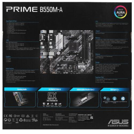 Материнская плата ASUS PRIME B550M-A