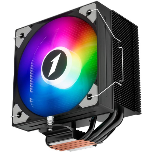 Кулер 1STPLAYER PS130 Black / 2HPx6mm + 2HPx8mm, 220W TDP, single tower, 1x130mm ARGB fan, 500-1600 RPM, 78 CFM, 32.3 dBA