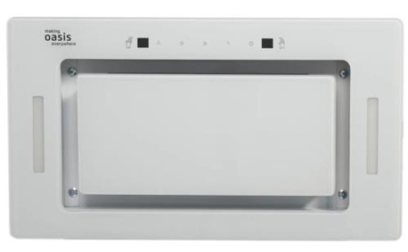 Вытяжка полновстраиваемая Оasis UD-60WG белый/белый