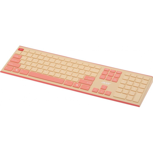 Комплект клавиатура и мышь Acer OCC205 розовый/бежевый (ZL.ACCEE.00F)