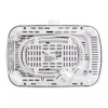 Тостер KitFort КТ-4025 белый/стальной