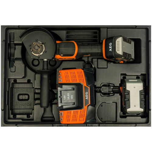 УШМ AEG BEWS18-125BLLI-502C бесщеточная (4935464417)