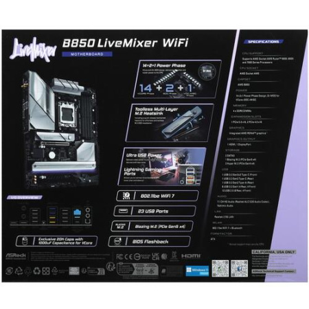 Материнская плата ASRock B850 LiveMixer WiFi