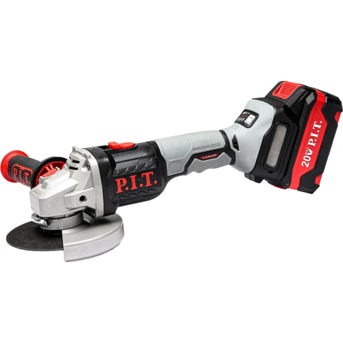 Шлифмашина угловая аккуммуляторная P.I.T. PWS20H-125D/1 с АКБ и ЗУ