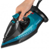 Утюг Endever Delta-227 черный/лазурно-синий