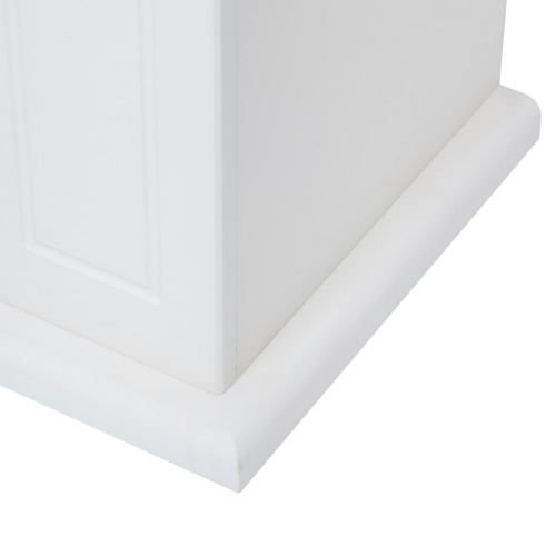 Портал каминный из МДФ RealFlame Canberra 36 WT белый, под очаги Joker 36 и Flash 36