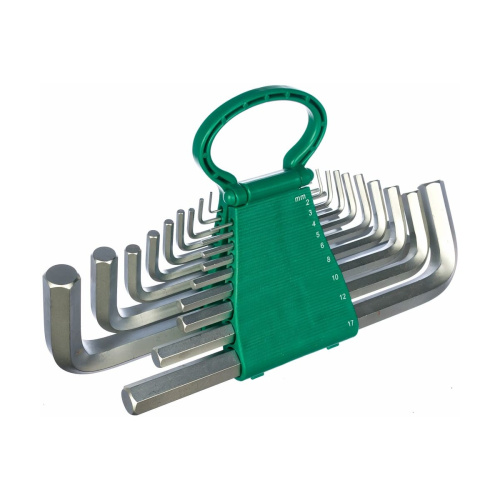 Набор ключей шестигранных Jonnesway H02MH118S (49000) торцевых удлиненных 1,5-19 мм. 18 пр.