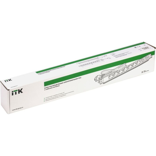 Блок распределения питания ITK PH22-7D2C131-P гор.размещ. 7xSchuko 2xC13 базовые 16A Schuko 2м