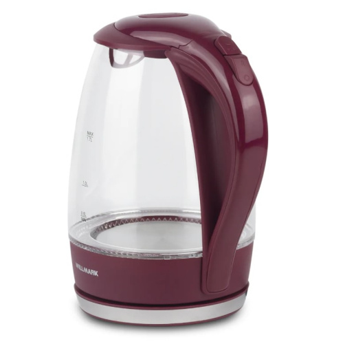 Чайник WILLMARK WEK-1708G Бордовый