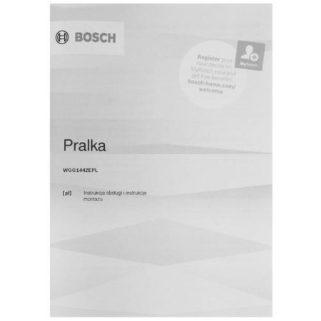 Стиральная машина Bosch WGG144ZEPL белый
