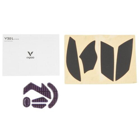 Мышь беспроводная/проводная RAPOO V30L  черный