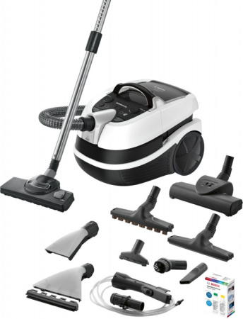 Пылесос Bosch BWD421PRO белый/черный