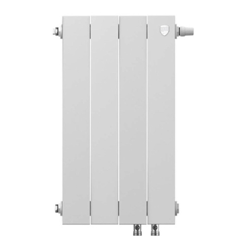 Биметаллический радиатор отопления  Royal Thermo Pianoforte 500 Vdr80 4 Секции Bianco Traffico